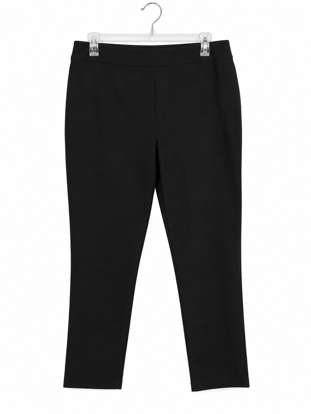 Soft Surroundings Black Stretch Cropped Dress Pants Size Large